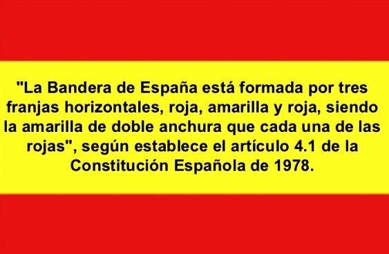 Explicación de la bandera de España